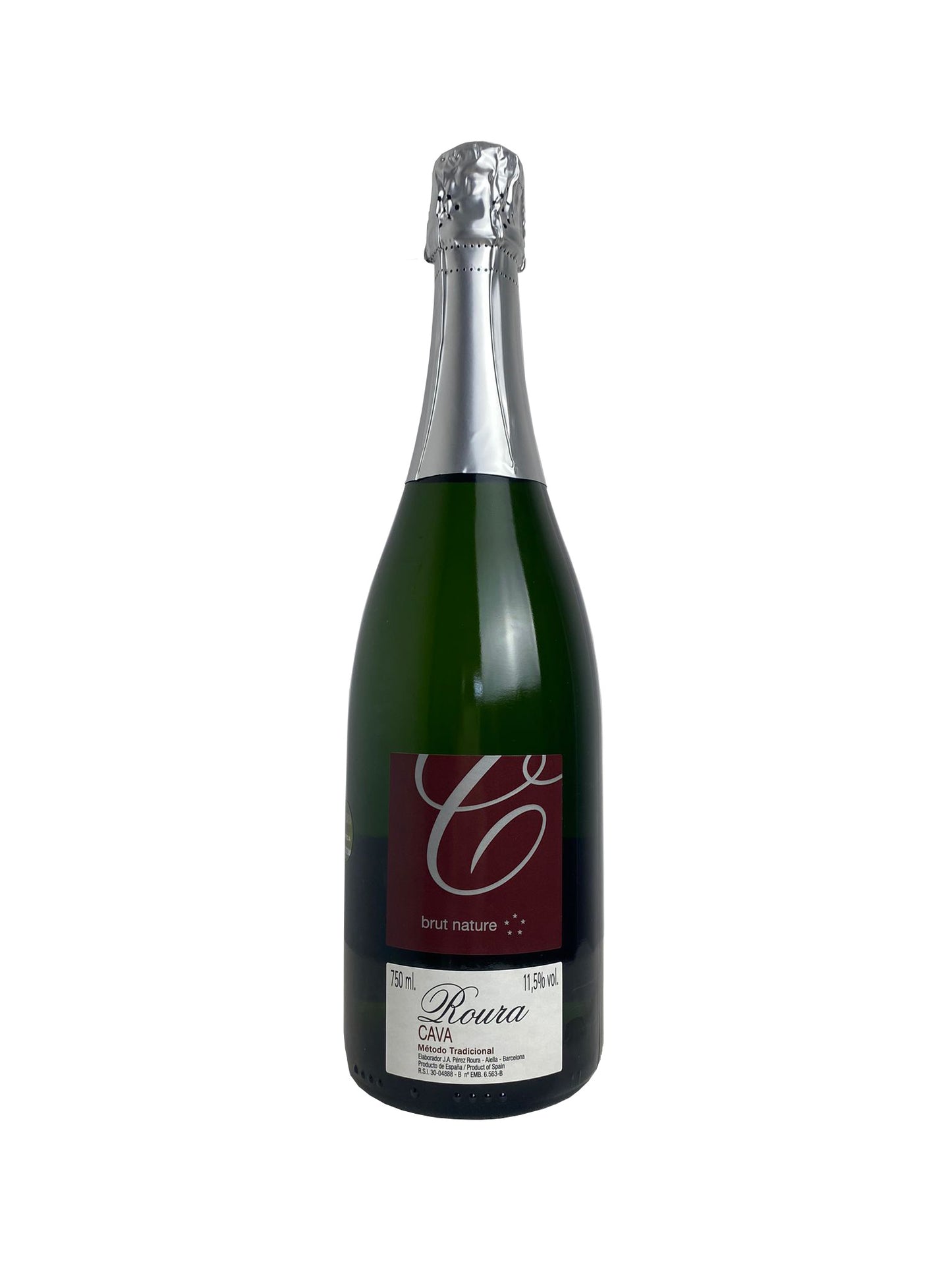 Vino Espumoso Cava Roura Brut Nature 5 Estrellas - D.O Alella - 75cl - 6ud