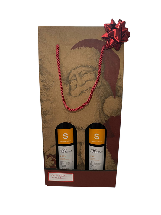 - Pack Navidad 24 - Roura Vino Blanco Sauvignon - D.O Alella - 75cl - 2ud -